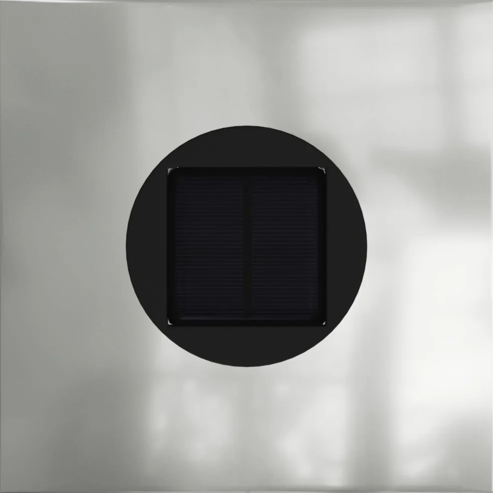 vidaXL Solar LED Pad Licht 2 st Warmwit 18 x 18 x 50 cm