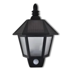 vidaXL Solar Muurlamp met bewegingssensor