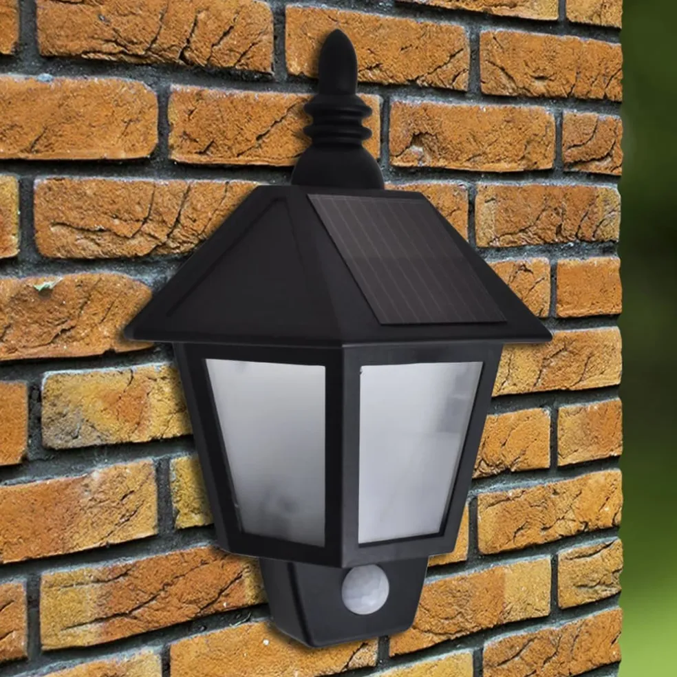 vidaXL Solar Muurlamp met bewegingssensor