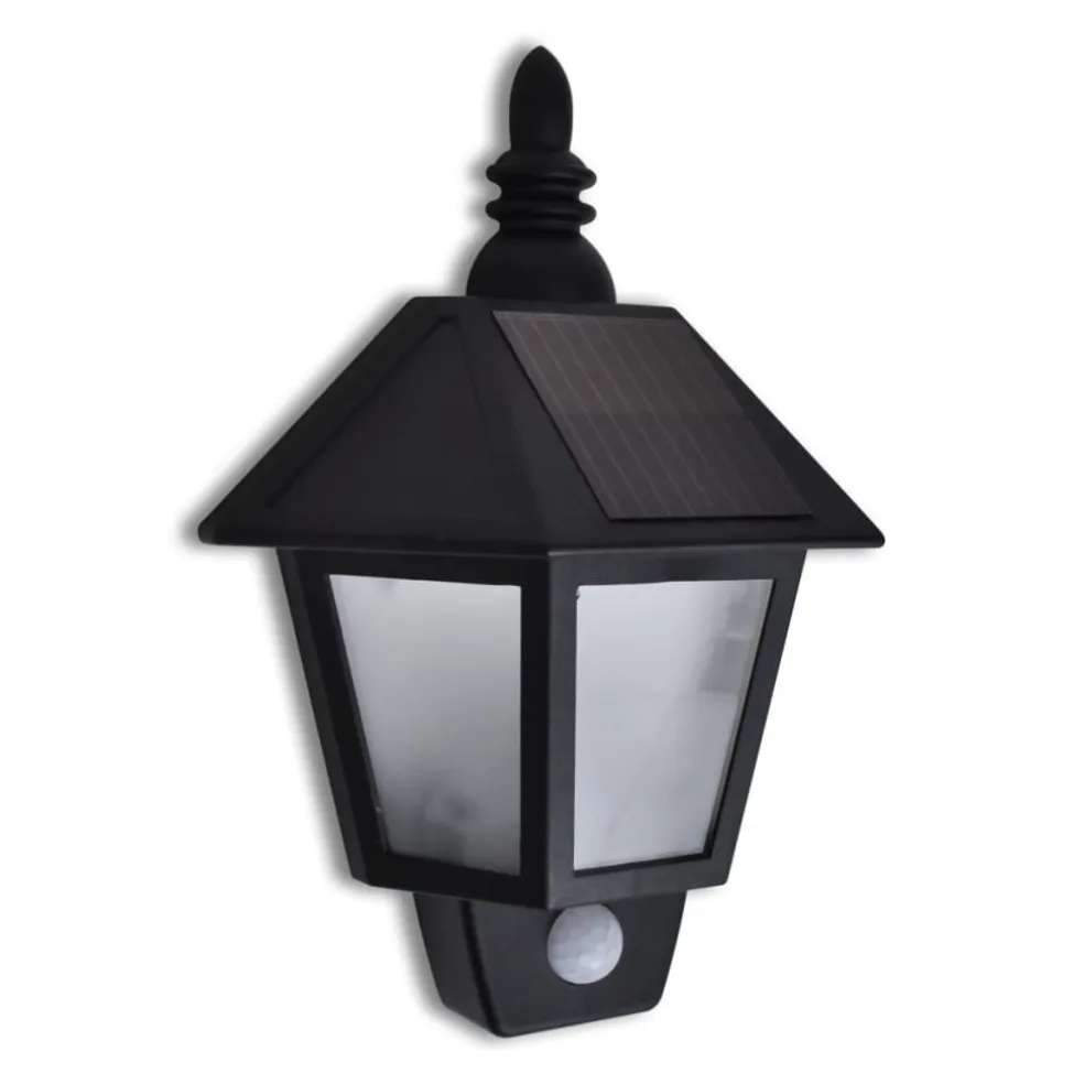 vidaXL Solar Muurlamp met bewegingssensor