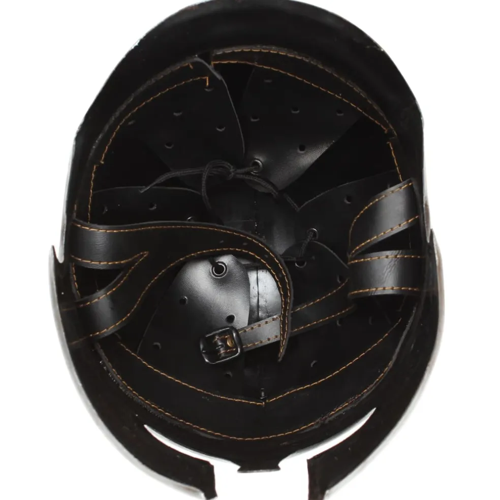 vidaXL Soldatenhelm Grieks replica LARP staal zilverkleurig
