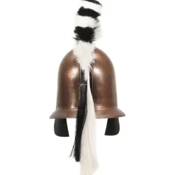 vidaXL Soldatenhelm Grieks replica LARP staal koperkleurig