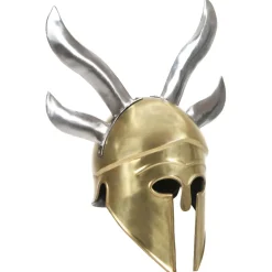 vidaXL Soldatenhelm Grieks replica LARP staal messingkleurig