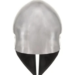 vidaXL Soldatenhelm Grieks replica LARP staal zilverkleurig