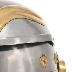 vidaXL Soldatenhelm Romeins replica staal zilverkleurig