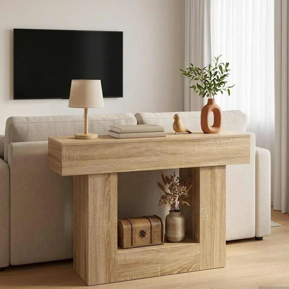 vidaXL Sonoma Eiken 101 x 30 x 74 cm