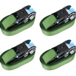 vidaXL Spanbanden 4 st 800 daN 6 m groen