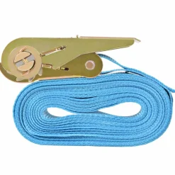 vidaXL Spanbanden 0,8 ton 6mx25mm blauw 4 st