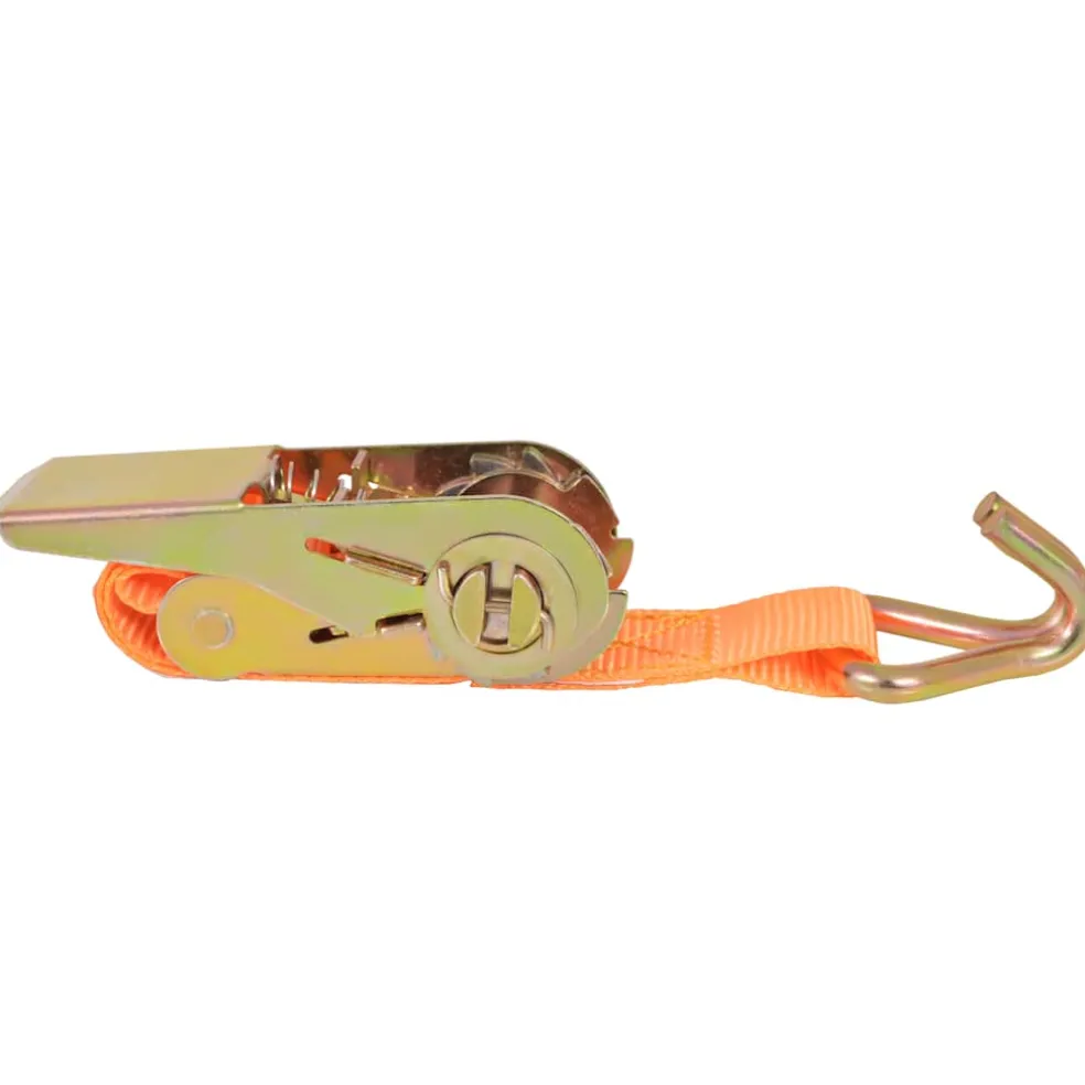 vidaXL Spanbanden 0,4 ton 6mx25mm oranje 4 st