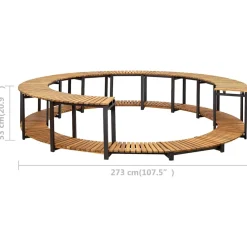 vidaXL Spa-ombouw 273x53 cm massief acaciahout