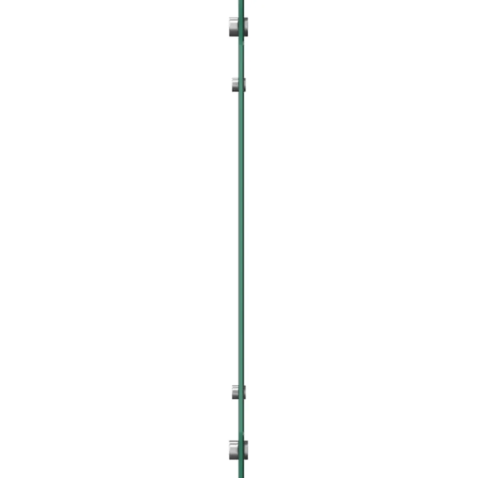 vidaXL Spatscherm keuken 70x40 cm gehard glas zwart