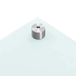 vidaXL Spatscherm keuken 70x40 cm gehard glas melkwit