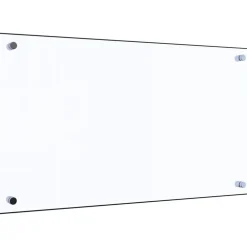 vidaXL Spatscherm keuken 70x40 cm gehard glas transparant