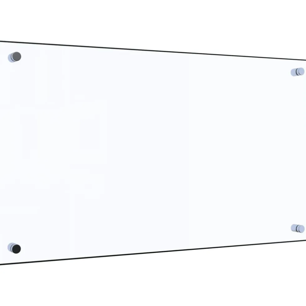 vidaXL Spatscherm keuken 70x40 cm gehard glas transparant