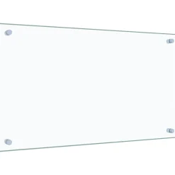 vidaXL Spatscherm keuken 70x40 cm gehard glas transparant