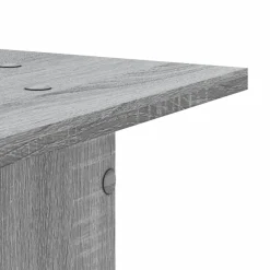 vidaXL Speakerstandaards 2 st 30x30x40 cm bewerkt hout grijs sonoma