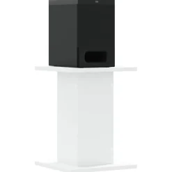 vidaXL Speakerstandaards 2 st 30x30x40 cm bewerkt hout wit