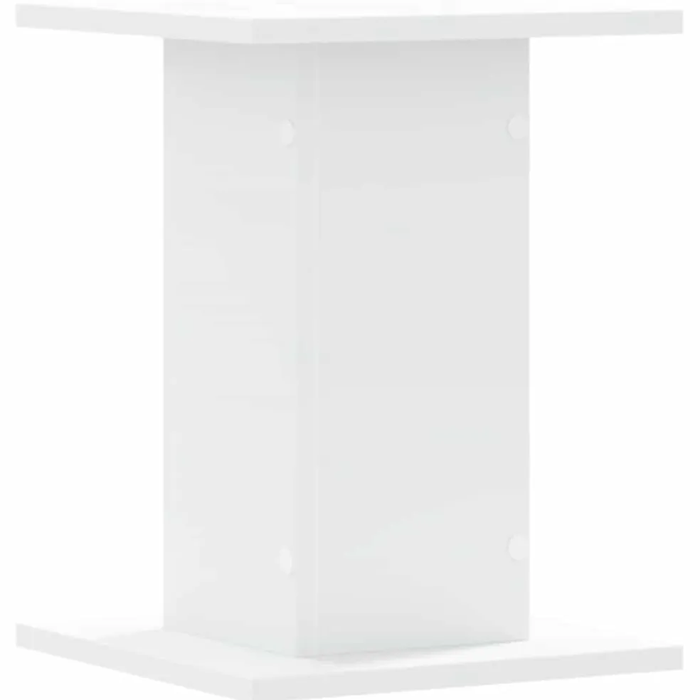 vidaXL Speakerstandaards 2 st 30x30x40 cm bewerkt hout wit