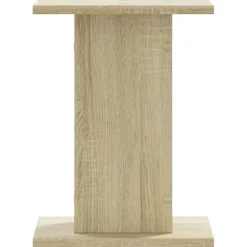 vidaXL Speakerstandaards 2 st 30x30x40 cm bewerkt hout sonoma eiken