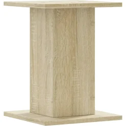 vidaXL Speakerstandaards 2 st 30x30x40 cm bewerkt hout sonoma eiken