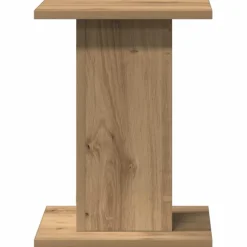vidaXL Speakerstandaards 2 st 30x30x40 cm hout artisanaal eikenkleurig