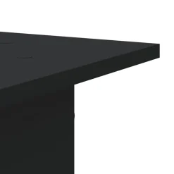 vidaXL Speakerstandaards 2 st 30x30x95 cm bewerkt hout zwart