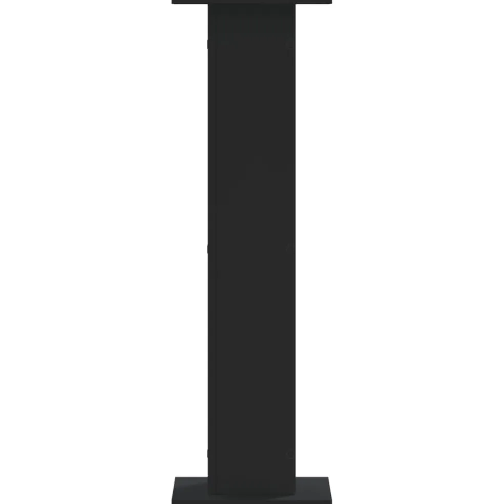 vidaXL Speakerstandaards 2 st 30x30x95 cm bewerkt hout zwart