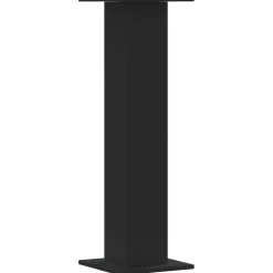 vidaXL Speakerstandaards 2 st 30x30x95 cm bewerkt hout zwart