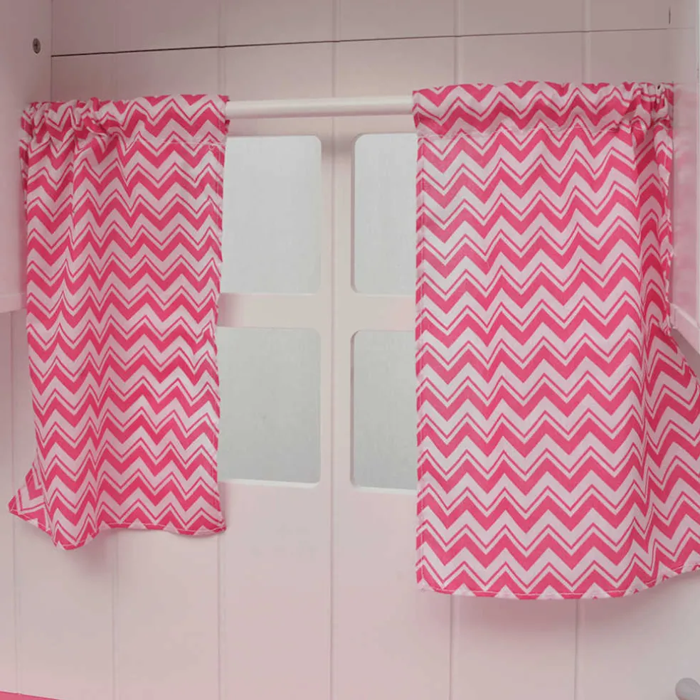 vidaXL Speelgoedkeuken roze en wit 82x30x100 cm hout