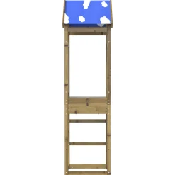 vidaXL Speeltoren Bruin Massief geïmpregneerd hout