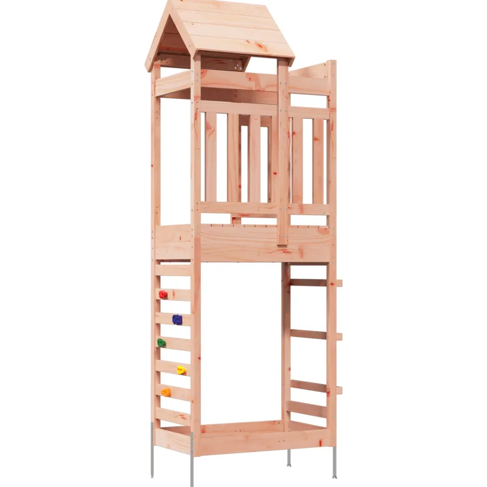 vidaXL Speeltoren Bruin 52,5 x 85 x 238 cm Massief Douglas hout