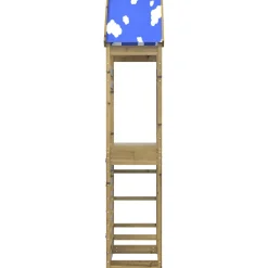 vidaXL Speeltoren Bruin 52,5 x 85 x 265 cm Massief geïmpregneerd hout