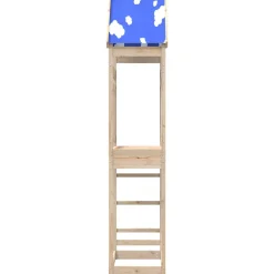 vidaXL Speeltoren Bruin 52,5 x 110,5 x 215 cm Massief grenenhout