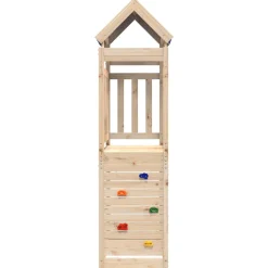 vidaXL Speeltoren Bruin 52,5 x 110,5 x 215 cm Massief Douglas hout