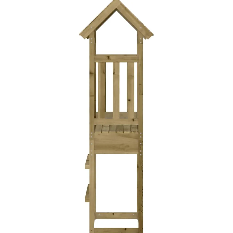vidaXL Speeltoren 52,5x46,5x206,5 cm geïmpregneerd grenenhout