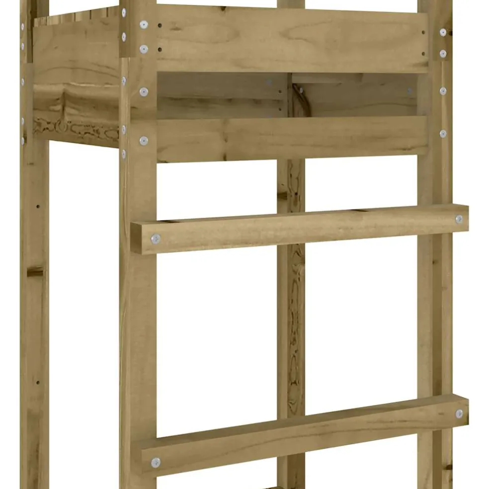 vidaXL Speeltoren 52,5x46,5x206,5 cm geïmpregneerd grenenhout