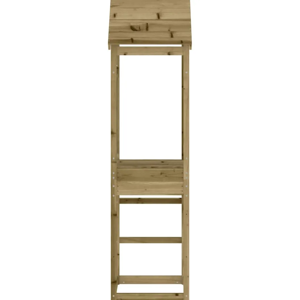 vidaXL Speeltoren 52,5x46,5x206,5 cm geïmpregneerd grenenhout
