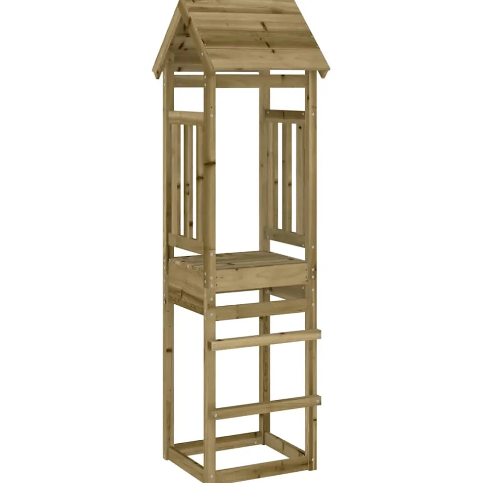 vidaXL Speeltoren 52,5x46,5x206,5 cm geïmpregneerd grenenhout