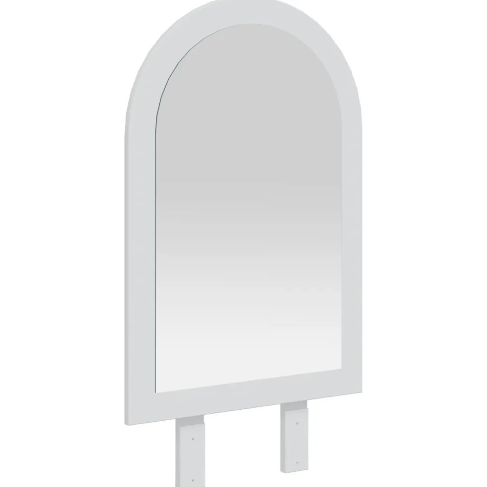 vidaxl Spiegel FAUSKE Wit 43 x 3,5 x 77 cm
