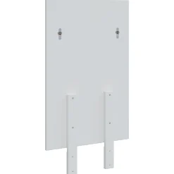 vidaxl Spiegel FAUSKE Wit 43 x 3,5 x 77 cm Rechthoekig