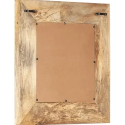vidaXL Spiegel handgesneden 50x50x2,5 cm massief mangohout