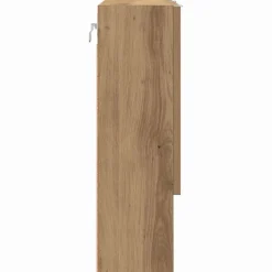 vidaXL Spiegelkast Artisan Eiken 59 x 17 x 55 cm Bewerkt hout