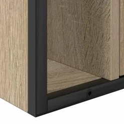vidaXL Spiegelkast Sonoma Eiken 60 x 16 x 60 cm Bewerkt hout
