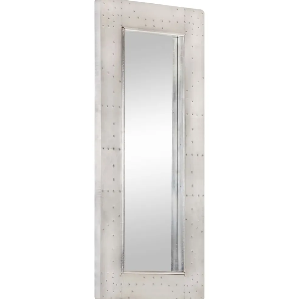 vidaXL Spiegel luchtvaartstijl 110x50 cm metaal