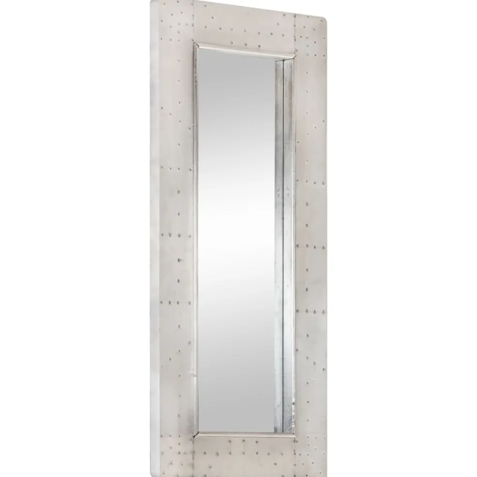 vidaXL Spiegel luchtvaartstijl 110x50 cm metaal