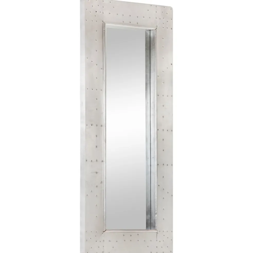 vidaXL Spiegel luchtvaartstijl 110x50 cm metaal