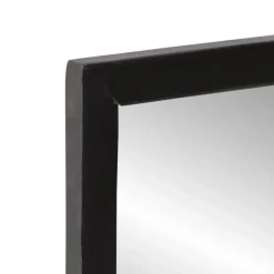 vidaXL Spiegel met schap 80x8x55 cm glas en massief mangohout