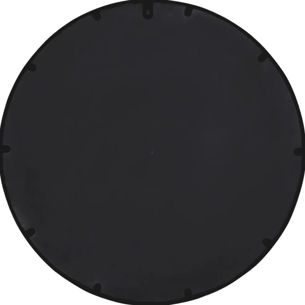 vidaXL Spiegel rond 40x4 cm ijzer zwart