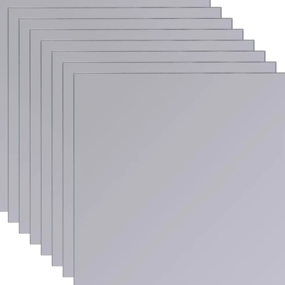vidaXL Spiegeltegels frameloos 8 st 20,5 cm glas