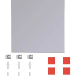 vidaXL Spiegeltegels frameloos 8 st 20,5 cm glas